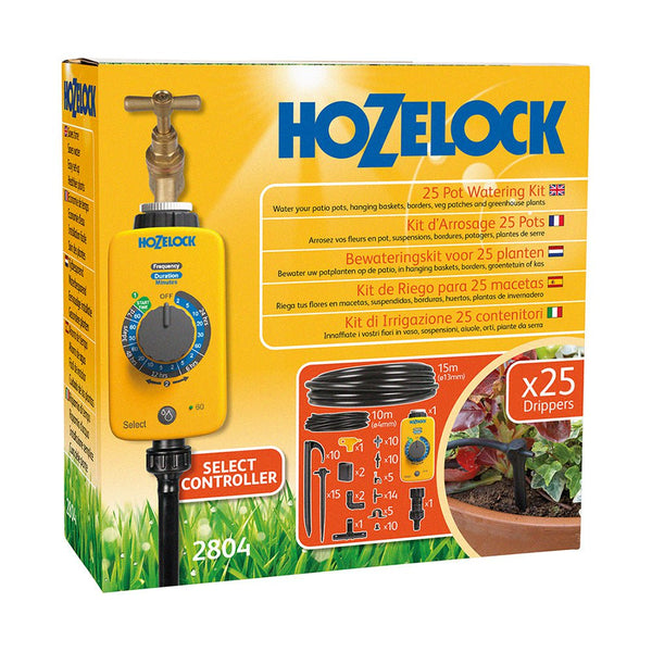 Hozelock Compact Open Reel 15m Garden Hose Pipe Watering Cleaning